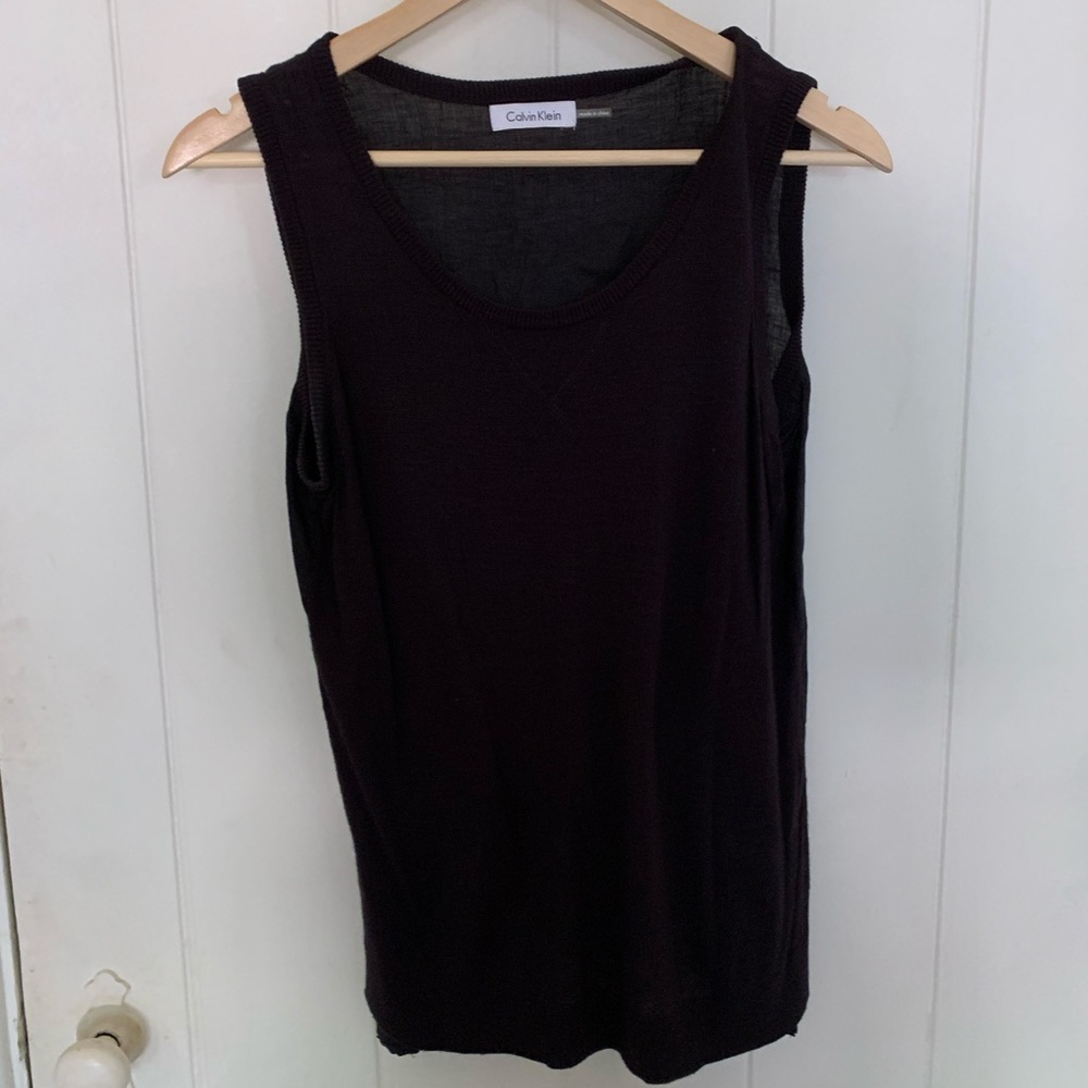 Calvin Klein black tank top